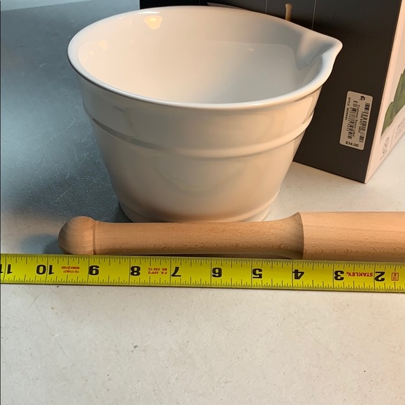 Stoneware Mortar & Pestle Set - Picture 5 of 9